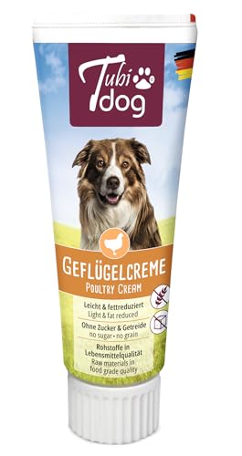 12 x Tubi-DOG Tubi Dog Geflügelcreme in der Tube 75g im 12er Set von Tubi dog