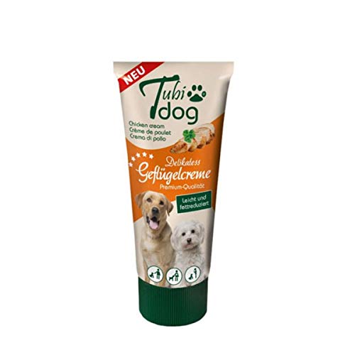 Tubi Dog Geflügelcreme, 4er Pack (4 x 75 ml) von Tubi dog