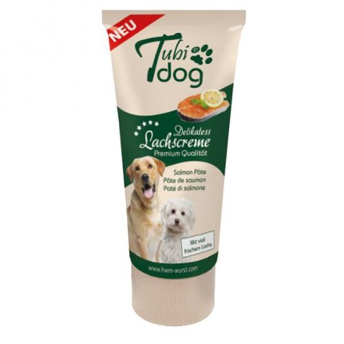 Tubi Dog Lachscreme 9 x 75g von Tubi dog