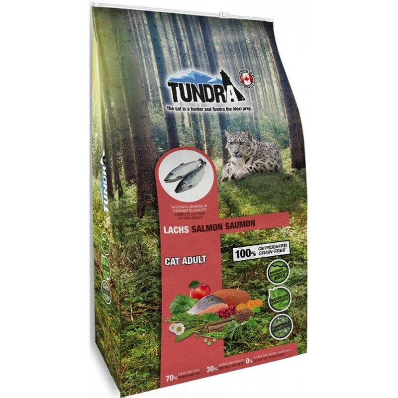 Tundra Cat Adult Lachs - 3,8 kg (9,46 € pro 1 kg) von Tundra