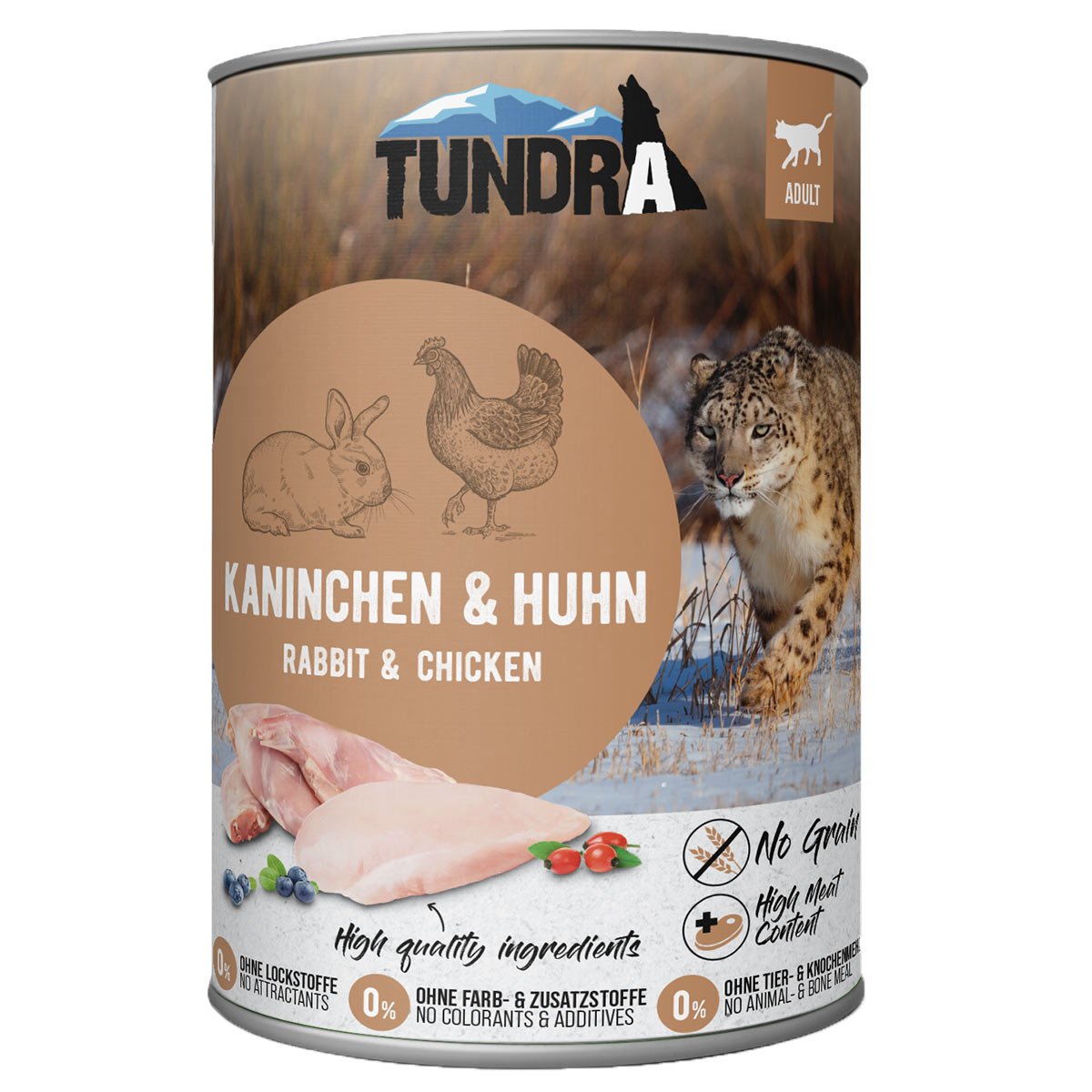 Tundra Cat Kaninchen & Huhn 6x400g von Tundra