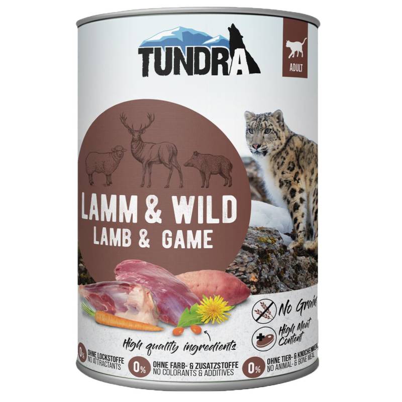 Tundra Cat Lamm & Wild 6x400g von Tundra