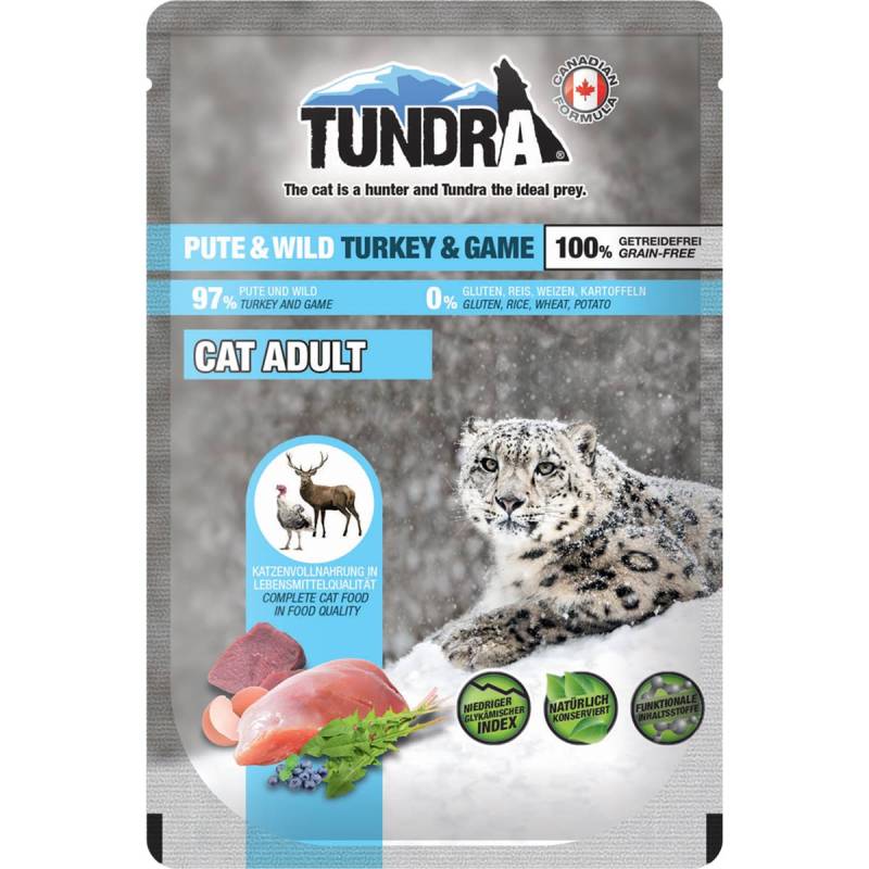 Tundra Cat Pouchpack Pute & Wild 16x85g von Tundra