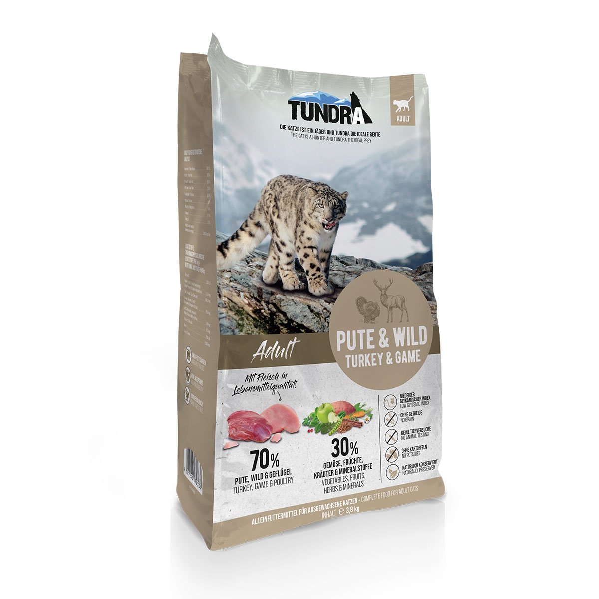 Tundra Cat Pute & Wild 2x3,8kg von Tundra