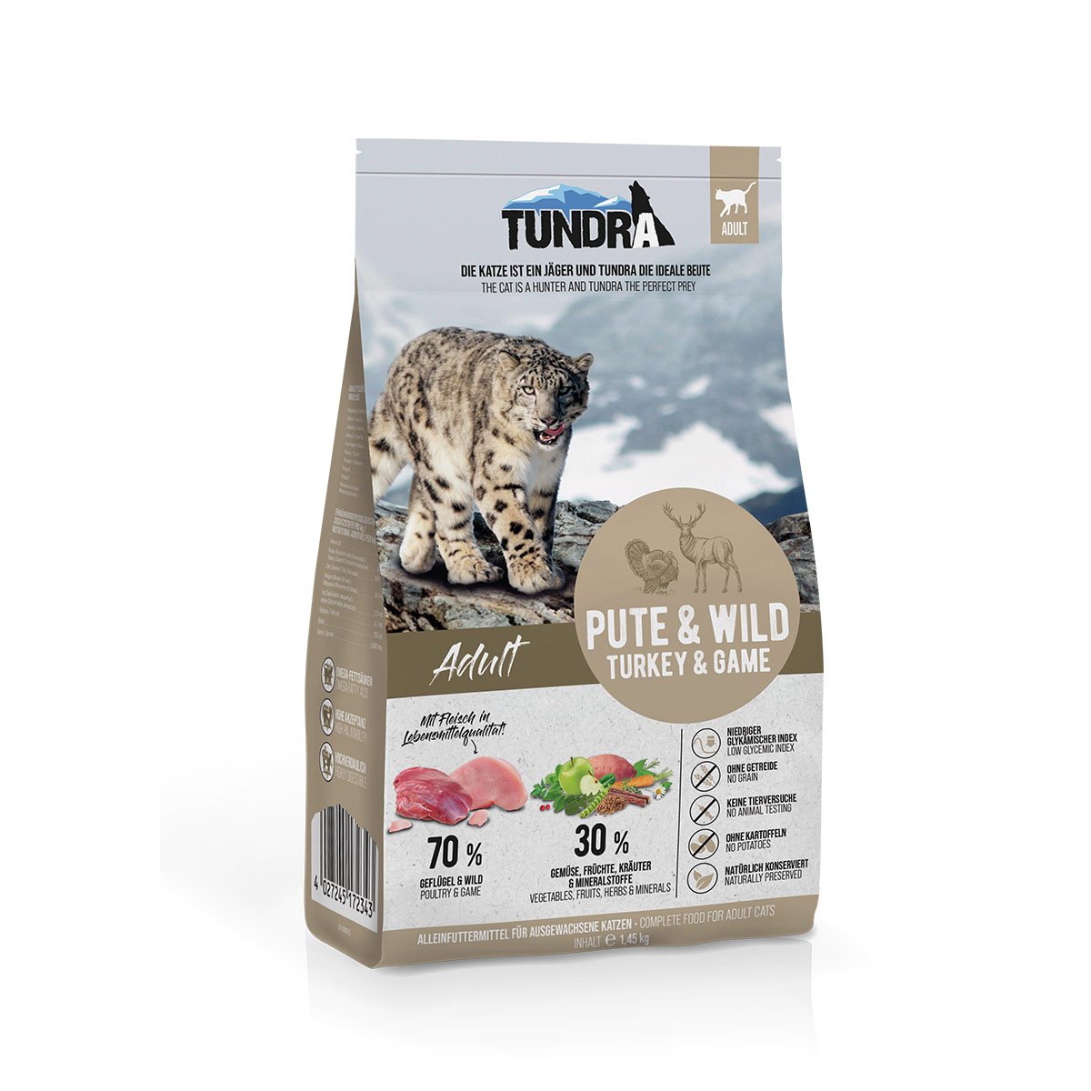 Tundra Cat Pute & Wild 1,45kg von Tundra