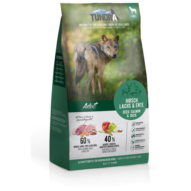 Tundra Dog Hirsch, Ente, Lachs 11,34kg von Tundra