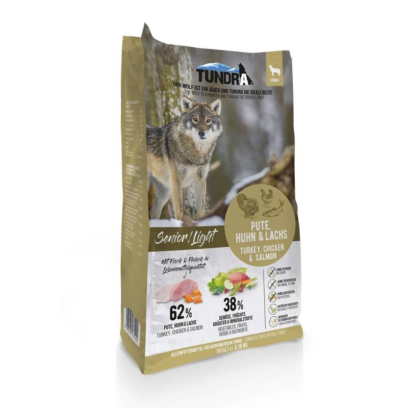 Tundra Dog Senior/Light Pute, Huhn & Lachs 3,18kg von Tundra