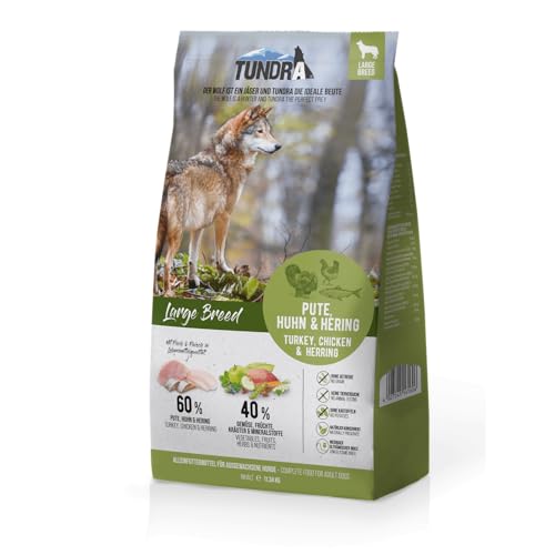 Tundra Hundefutter Large Breed mit Pute & Hering - getreidefrei (11,34kg) von Tundra Petfoods