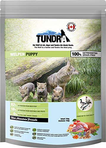 Tundra Hundefutter Puppy mit Pute - getreidefrei (750g) von Tundra