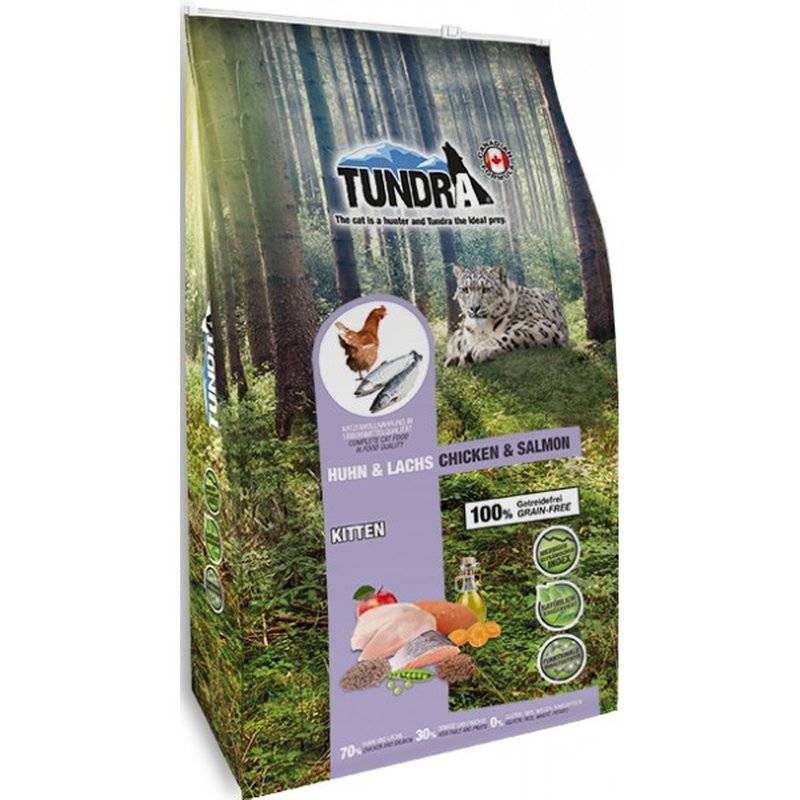 Tundra Kitten Huhn & Lachs - 3,8 kg (8,14 € pro 1 kg) von Tundra