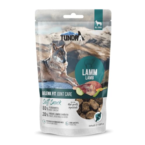 Tundra Snack 80% Fleischanteil - Gelenk Fit - Lamm | Hundesnack | Softsnack (1 x 100g) von Tundra