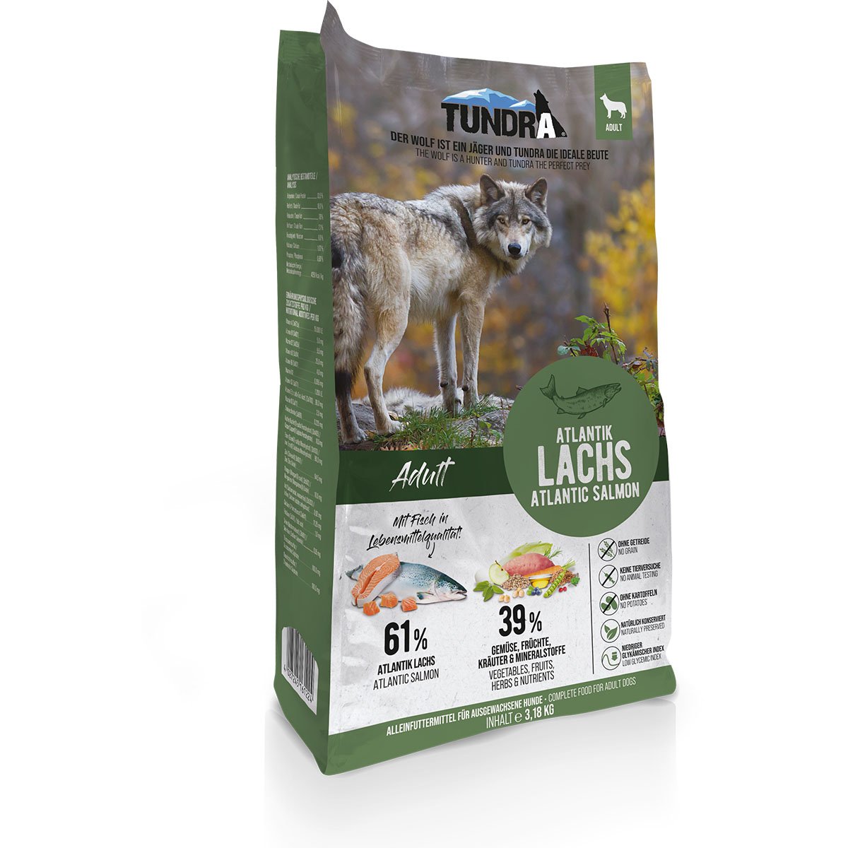 Tundra Trockenfutter Atlantik Lachs 3,18kg von Tundra