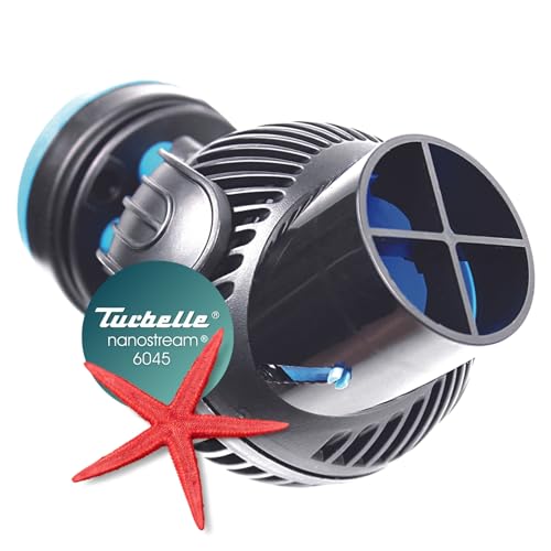 TUNZE Strömungspumpe Turbelle nanostream 6045 I Pumpe mit 4.500l/h Stömungsleistung I Propellerpumpe mit Magnet Holder & Silence Klemme bis 15mm Glasstärke I Wasserpumpe für Aquarien von Tunze