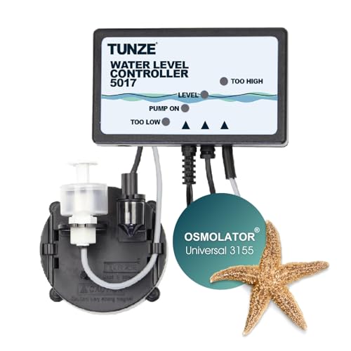 Tunze Osmolator Universal l Wasserstandsregler l Wasserpegelschalter mit Zeitüberwachung l 2 Water Level Sensoren mit Magnethalterung l Dosierpumpe von Tunze