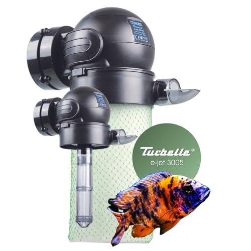 Tunze Strömungspumpe Turbelle e-Jet 3005 I Pumpe für 3D einstellbare Strömung I Propellerpumpe mit Magnet Holder & Filterfunktion bis 15mm Glasstärke I Wasserpumpe für Süßwasser-Aquarium von Tunze