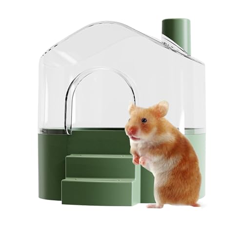 Tuxuseo Hamster Bad - Großes Transparentes Hamster Badesandkästchen - Kleintier-Spielzeug Zum Baden, Reinigen, Spielen, Verstecken & Schlafen Für Lemminge & Rennmäuse Tuxuseo Hamster Bad - Großes Transparentes Hamster Badesandkästchen - Kleintier-Spielzeug Zum Baden, Reinigen, Spielen, Verstecken & Schlafen Für Lemminge & Rennmäuse von Tuxuseo