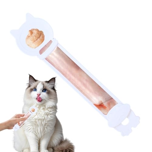 Tuxuseo Katzenleckerli-Löffel - Multifunktioneller Schlecklöffel für Katzen - Haustier Fütterungswerkzeug Für Küche Haus Interaktion Reise Spielerische Leck Fütterung Tuxuseo Katzenleckerli-Löffel - Multifunktioneller Schlecklöffel für Katzen - Haustier Fütterungswerkzeug Für Küche Haus Interaktion Reise Spielerische Leck Fütterung von Tuxuseo