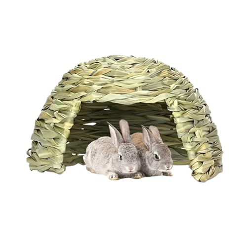 Grashaus für Kaninchen, bequemes Heubett, Spielhaus, Haustierschlafhaus, Kleintier-Spiel, Versteck für Kaninchen, Meerschweinchen, Hamster, Chinchilla Grashaus für Kaninchen, bequemes Heubett, Spielhaus, Haustierschlafhaus, Kleintier-Spiel, Versteck für Kaninchen, Meerschweinchen, Hamster, Chinchilla von Tuxxjzm