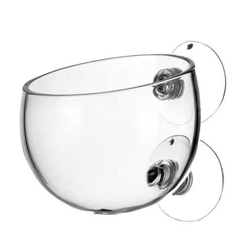 Tuxxjzm Aquarium-Pflanzenhalter, transparent, mit Saugnäpfen – Wasser-Pflanzgefäß, Wasserpflanzen-Becher, lebende Pflanztopf, rote Garnelen, lebende Pflanzen, Aquarium-Halter von Tuxxjzm