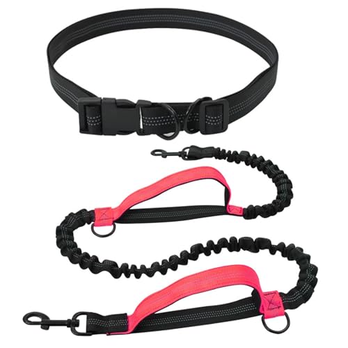 Tuxxjzm Freihändiges Seil für Hunde, multifunktionales Hundeseil, reflektierend für Spaziergänge, Laufen, Training von Tuxxjzm