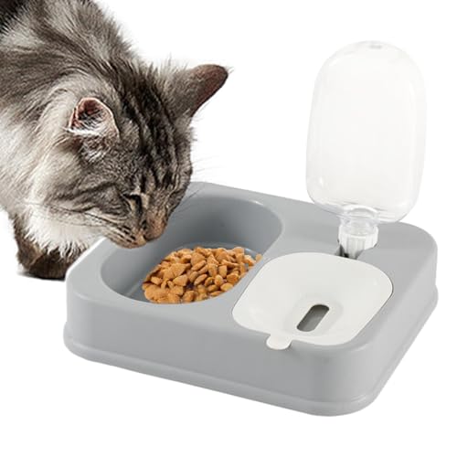 Tuxxjzm Futter- und Wassernapf-Set für Katzen, Futterautomaten für Hunde - 2-in-1 erhöhter Futternapf für Haustiere - Double Dishes Bunny Futter-Wasserspender-Set, Futterstation für Haustierbedarf zur Tuxxjzm Futter- und Wassernapf-Set für Katzen, Futterautomaten für Hunde - 2-in-1 erhöhter Futternapf für Haustiere - Double Dishes Bunny Futter-Wasserspender-Set, Futterstation für Haustierbedarf zur von Tuxxjzm