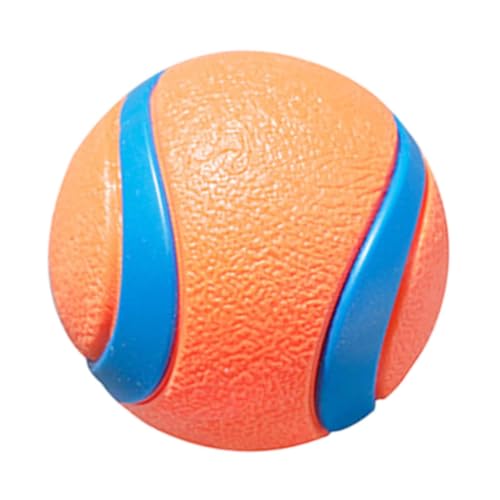 Tuxxjzm Hundeball | Apportierball, lustiges Haustierzubehör, solider elastischer Ball, Hundekauspielzeug, geistig stimulierendes Spielzeug für große, mittelgroße und kleine Hunde von Tuxxjzm