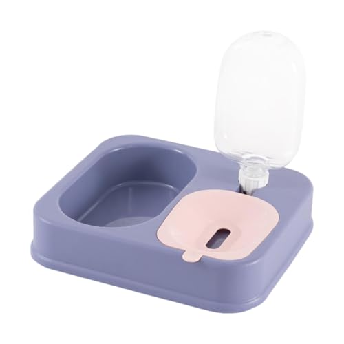 Tuxxjzm Katzenfutternäpfe, Katzennäpfe für Futter und Wasser,Automatischer Wassernapf-Lebensmittelspender - Double Dishes Bunny Futter-Wasserspender-Set, Futterstation für Haustierbedarf zur Trocken- von Tuxxjzm