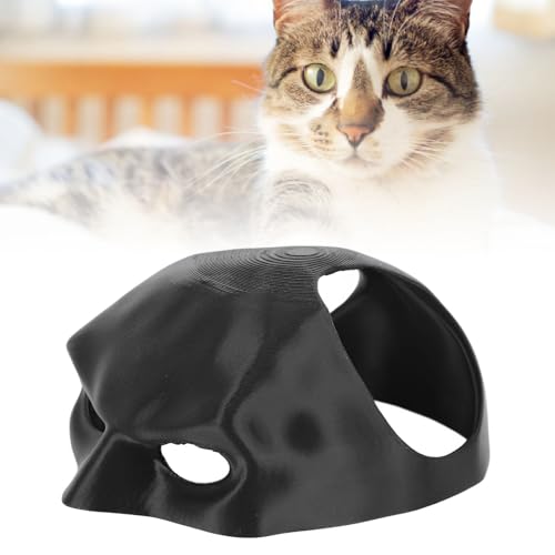 Cat Mask Cosplay, Katzenfledermaske für Halloween -Cosplay, Funny Cat Cosplay Hut, Haustierkostüme Accessoires Maske für alle Arten von Katzen von Tyenaza