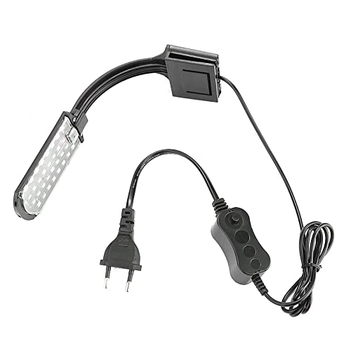 Restokki LED Aquarium Licht Aquarium für Wasserpflanzen Lampe Clip on Beleuchtung 220 250V EU Stecker von Tyenaza