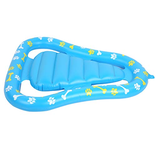 Tyenaza Pet Floating Row, 0,35 mm dickes PVC, Sommer-Hundepool-Schwimmer, aufblasbares Floß, Haustiere, Wasserspaß-Werkzeuge, für den Pool von Haustieren von Tyenaza