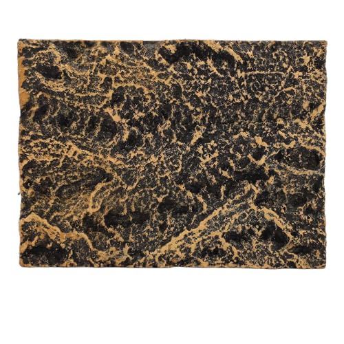 Tyenaza Reptile Panzer Hintergrundbrett, Rock Terrarium Hintergrund Hochsimulierte Klare Textur PU Habitat Climbing Board Dekoration (17.5 * 13cm) von Tyenaza