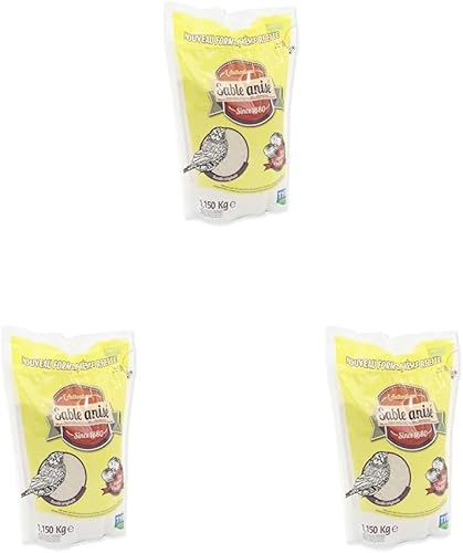 Tyrol | Vogelsand 1kg für Vogelkäfig | Käfig-Sand mit Anis für Vogel -Hygiene, Wohlbefinden & Samenverdauung | 1 Beutel, Vogelsand 1,150kg | Für Haustiere und Vogel-Dekoration Tyrol | Vogelsand 1kg für Vogelkäfig | Käfig-Sand mit Anis für Vogel -Hygiene, Wohlbefinden & Samenverdauung | 1 Beutel, Vogelsand 1,150kg | Für Haustiere und Vogel-Dekoration von Tyrol