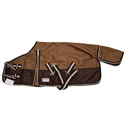 1200 D Outdoordecke Regendecke Braun ohne Füllung Minishetty Minipony Mini Shetty 65 70 75 80 85 90 95 100 Tysons (100) von Tysons Breeches