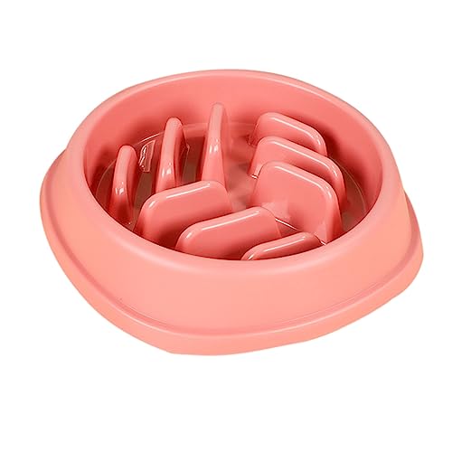 Edelstahl Schüssel Hund Beweis Lebensmittel Schüssel Große Kapazität Feeder Slip Tumble Pet Schüssel (C, One Size) von Tyuffghet