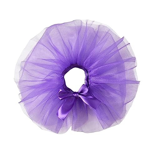 Kleidung Für Hunde Sommer Seide, Prinzessinnen-Tüllrock, bunter Katzen- Hunderock Spielzeugpudel Kleidet Sommer (Purple #1, L) von Tyuffghet