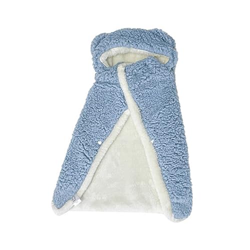 Tyuffghet Chihuahua Mantel Kaufen Haustier-Robe, Decke, Haustier-Kleidung, warme Schlafdecke (Blue-2, L) von Tyuffghet