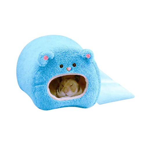 Tyuffghet Hundespielzeug Kleine Hunde Kleines Bett Hamstertasche Bett Hamster Tierhaustierbett/ (Blue, One Size) von Tyuffghet