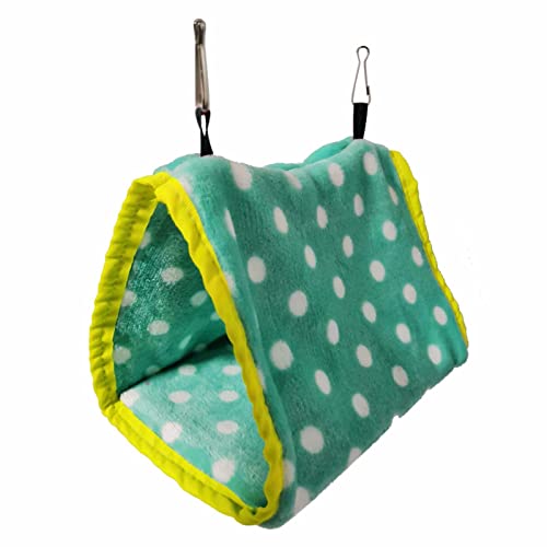 Tyuffghet Hundespielzeug für Große Vogelplüse warm kein Käfig Hängebett Papageienhaus Zelt Tierbett/Matte (Green, M) von Tyuffghet