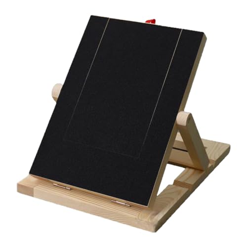 Tyuffghet Schüssel Muster Holz, langlebig fusselfrei, für die Pflege von Haustierbedarf, Schleifpapier-Kratzbrett (Black, One Size) von Tyuffghet