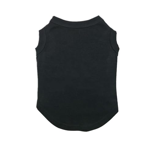 Tyuffghet Sommer Welpe Kleidung Tank Top,Weste Hund T-Shirt Weich Süße Hundehemden T-Shirts Mode Strandkleidung Gehen im Freien von Tyuffghet