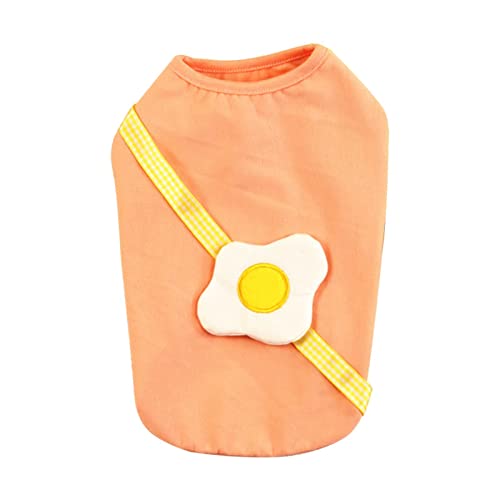 Tyuffghet Sommerkleidung Hund Tank Top,Sommer Hunde Shirts für Kleine Weiche Welpen Haustier T-Shirt Small Dog Clothes for Summer Gehen im Freien von Tyuffghet