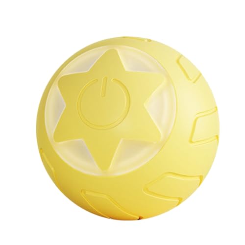 Tyuffghet Unzerstörbar Quietschen Hundespielzeug Toy Star Planet (Yellow, One Size) von Tyuffghet