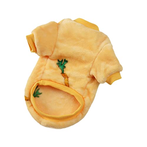 Tyuffghet Weihnachten Hundehemd T-Shirts Tierkleidung Hundekleidung - Winterkleidung Teddybär Tierbekleidung Katze Frühlingskleidung Zwei Beine (Yellow-2, L) von Tyuffghet