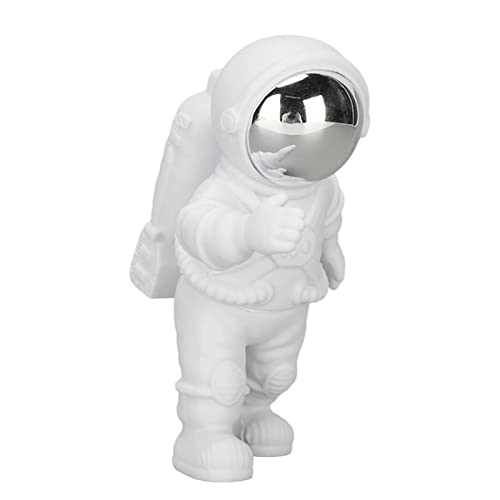 UBEF Aquarium Schwimmende Dekoration Wassergeschwindigkeitsmonitor Einstellbare Aquariumposition Dekoration Astronaut PVC Sicherheitskugellinie (Silberne Maske) von UBEF