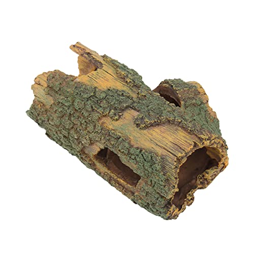 UBEF Holzstamm Aquarium Ornament, Natürliche Simulation Aquarium Dekoration Aquascaping Harz Handgefertigt Sicher für Aquarium (L) von UBEF