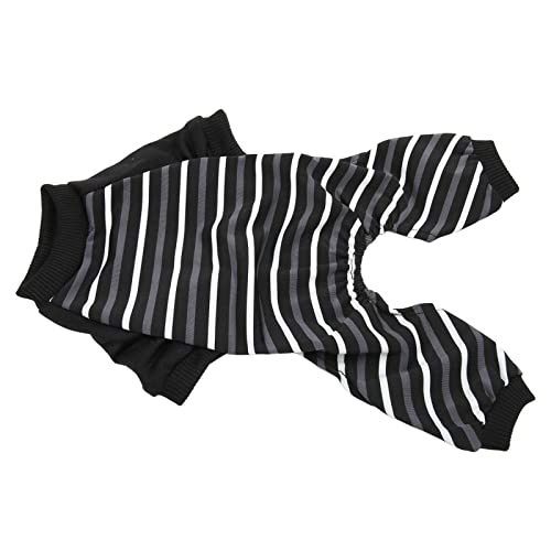 UBEF Hundepyjama, 4 Beine, Leicht, Dehnbar, Offenes Bauchdesign, Haustierkleidung, Weich Zum Schlafen für Katzen (L) von UBEF