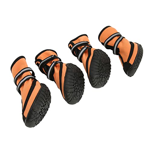 UBEF Hundeschuhe Anti-Rutsch-Hundepfotenschutz wasserdichte Mittelgroße Campingschuhe für Hunde (L) von UBEF