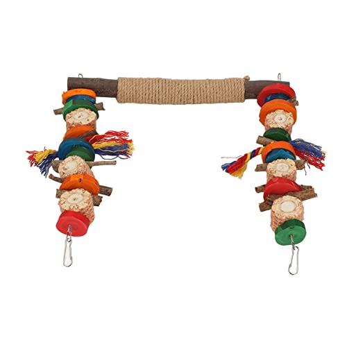 UBEF Parrot Stand Swing, Buntes Vogelschaukel-Spielzeug, Giftfrei für Wellensittich für Lovebird von UBEF