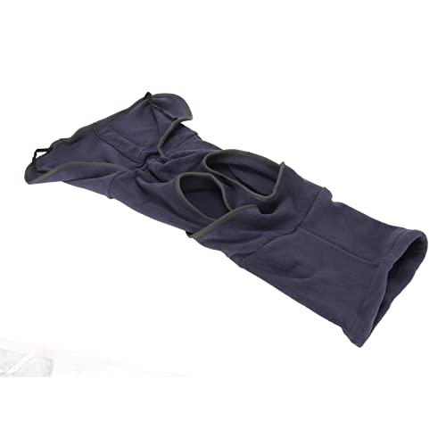 Winter-Hundekleidung Warme Hundekleidung mit Elastischen Beinen Bequeme, Elastische Hundekleidung Marineblau für Kalte Tage (XL) von UBEF