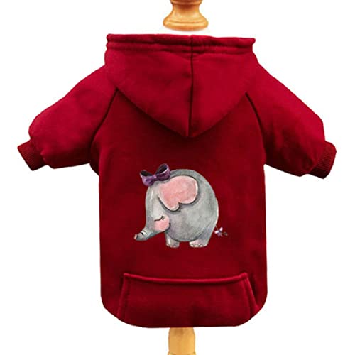 Hundebekleidung verdicken warme Haustier Pullover Herbst Winter bequem Plüsch Katze Welpen Kostüm Cartoon Hundebekleidung für kleine große Hunde von UBPJETN